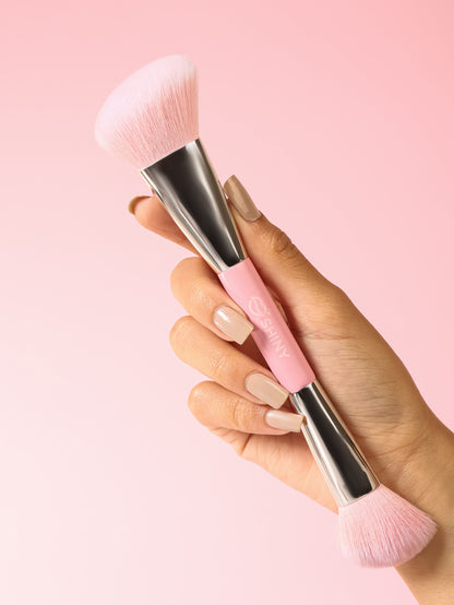 Shiny dual brush